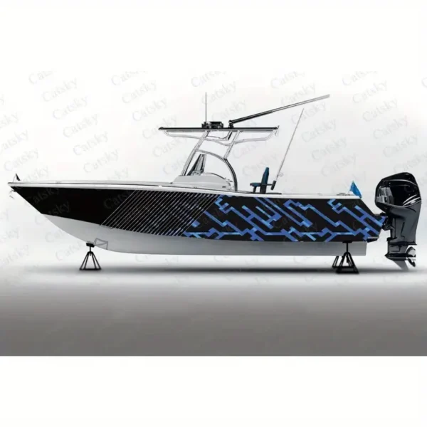 Abstract Geometric Boat Sticker Pack - Image 3