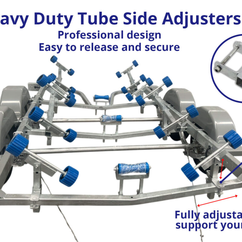 5.7M Galvanised Tandem Boat Trailer ATM 2000kg - Image 4