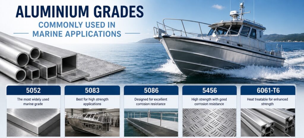 Aluminium Grades Commonly Used in Marine