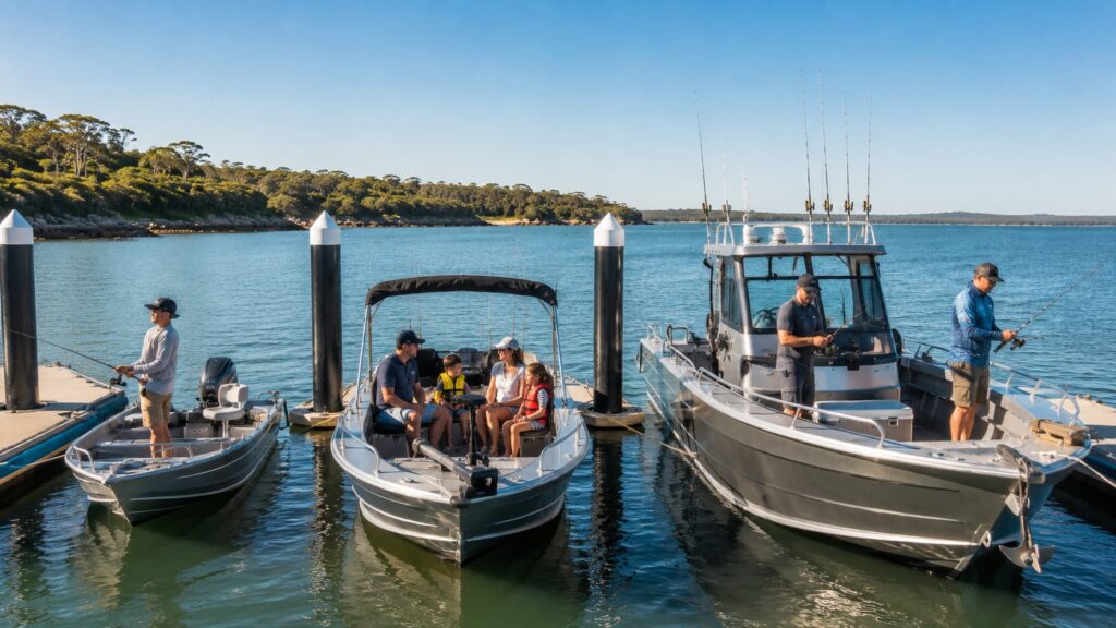 People on a fishing boat