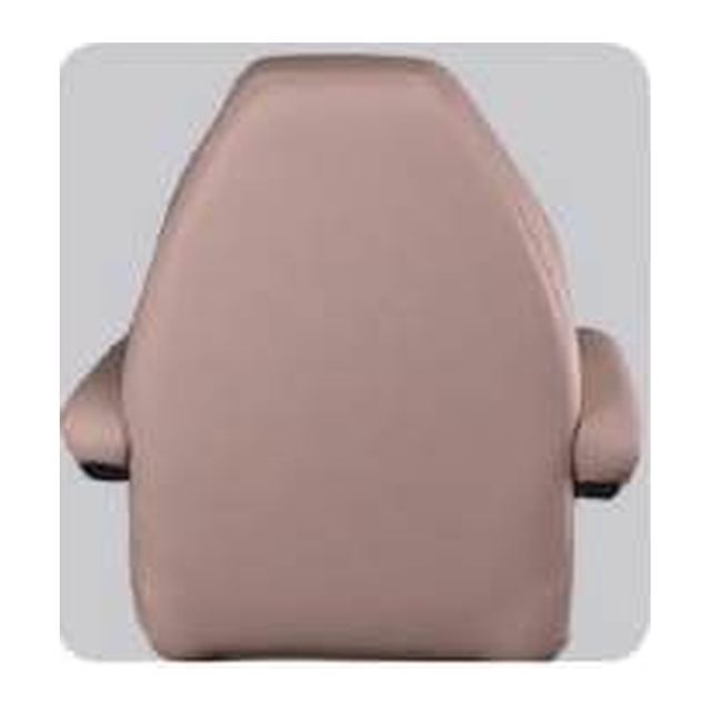 High-Back Boat Seat with Armrests and Flip-Up Bolster, Tan (ASM18016) - Image 2