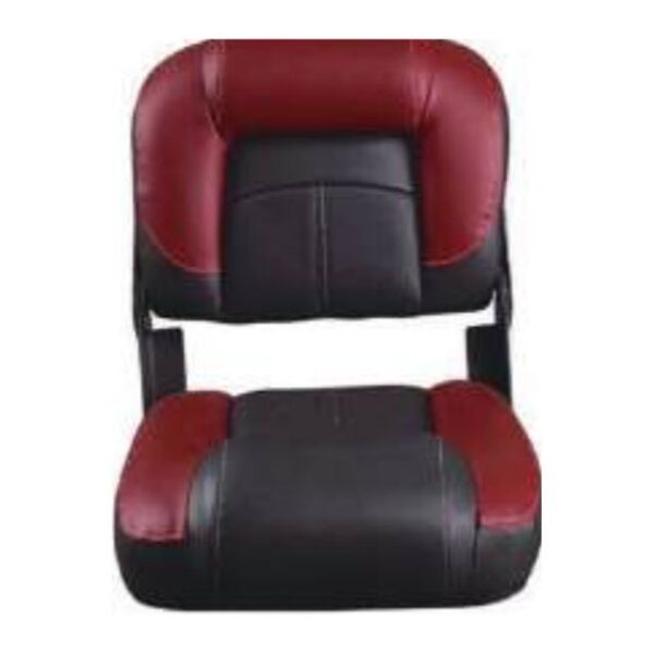 Boat Seat Low Back with Flip-Up Bolster, Red/Black (ASM18029)