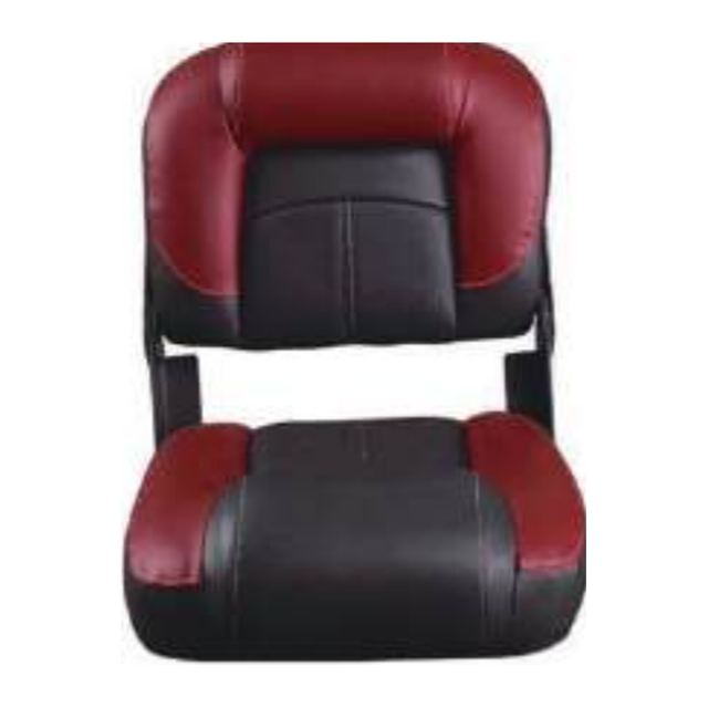 Boat Seat Low Back with Flip-Up Bolster, Red/Black (ASM18029)