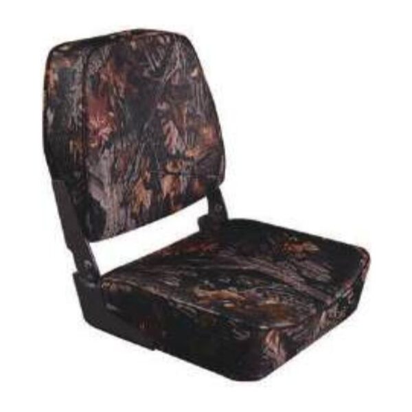 Boat Seat Low Back Folding, Camouflage (ASM18036)