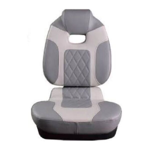 Boat Seat Fish Pro Deluxe Folding, Grey Diamond Stitch (ASM18041-1)