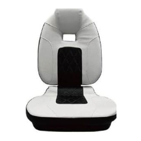 Boat Seat Fish Pro Deluxe Folding, White/Black (ASM18041-3)