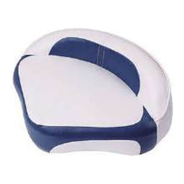 Boat Seat - Pro Stand-Up Seat, White/Blue