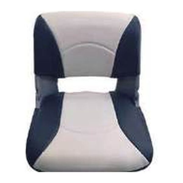 Boat Seat - Skipper Standard Folding, Navy/White