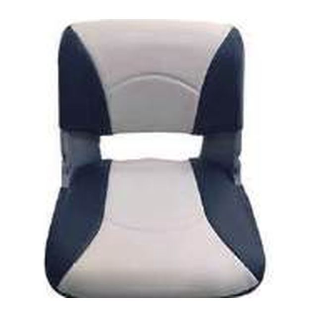 Boat Seat - Skipper Standard Folding, Navy/White