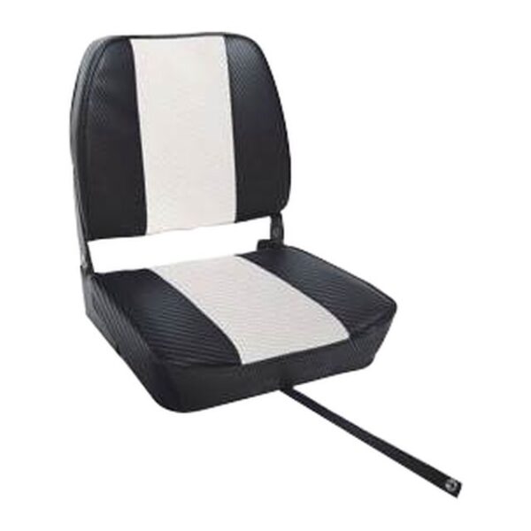 Boat Seat - Seat Premium Folding, Black/White