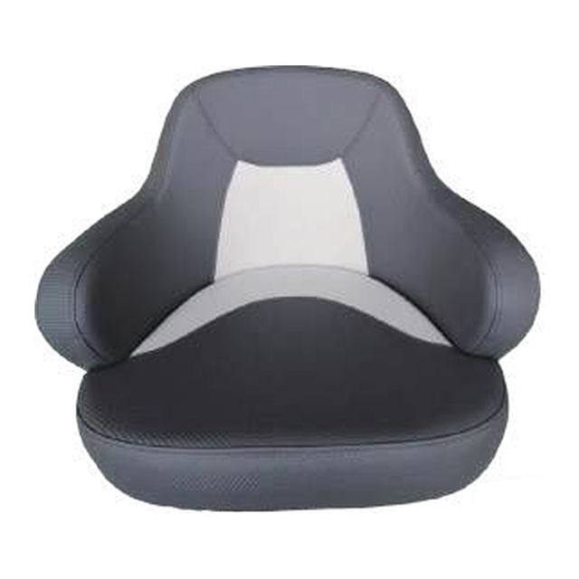 Boat Seat - Sport Pilot Seat, Grey/White