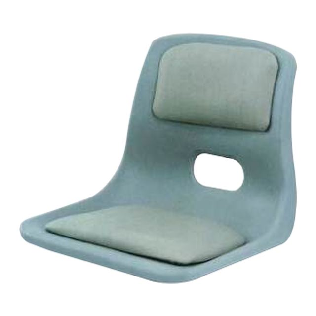 Boat Seat - Moulded Shell Seat with Cushions, Seafoam