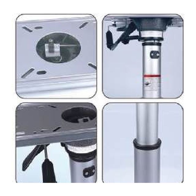 Pneumatic Adjustable Pedestal With Slide - Image 2