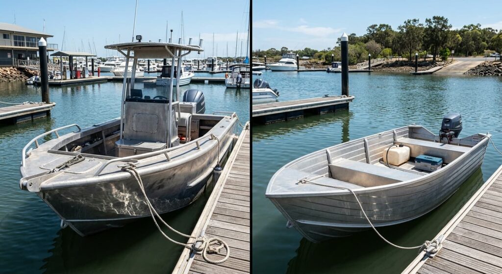 Plate Aluminium vs Pressed Aluminium Boats