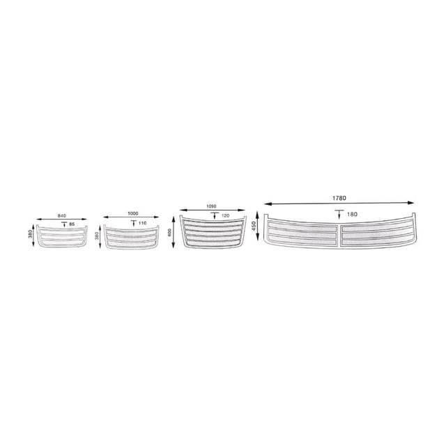 Stern Platform,Teak Wood (XK02-271SA Series) - Image 2