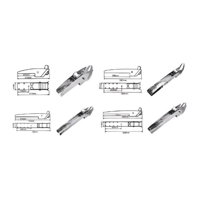 Pivoting Anchor Bow Rollers