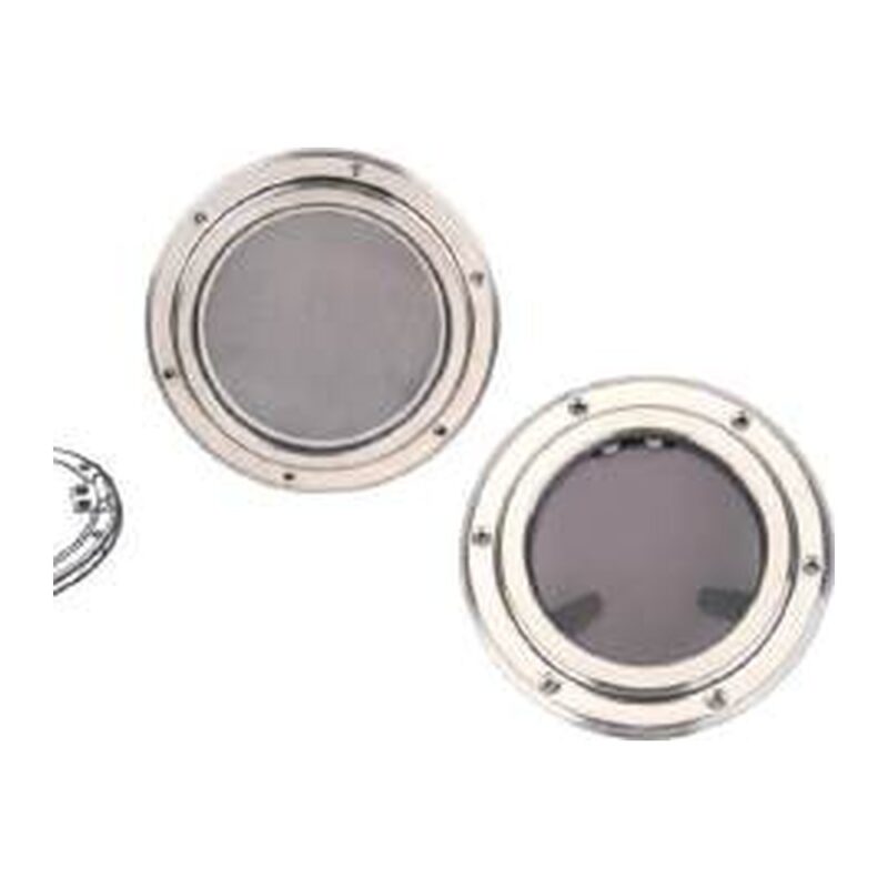 Opening Round Portlight – Mirror Polished Stainless Steel