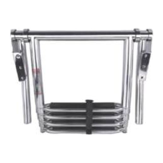 Over Platform Telescoping Ladder With Grab Rails - Image 2