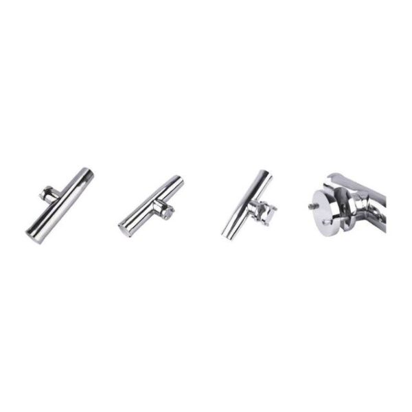 Stainless Steel Clamp-On Rod Holder, Newtype