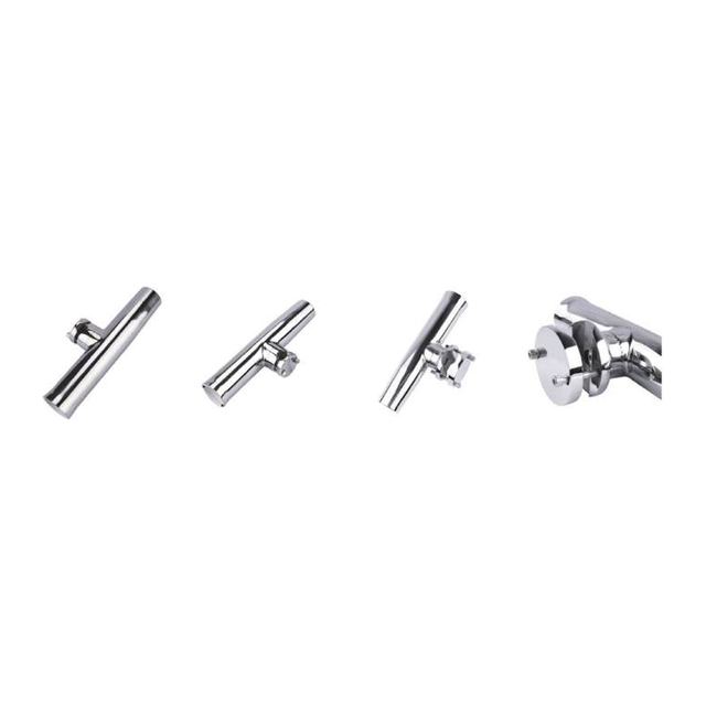Stainless Steel Clamp-On Rod Holder, Newtype
