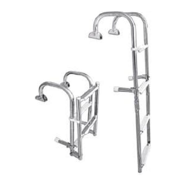 Stainless Steel Gunwale Folding Ladders