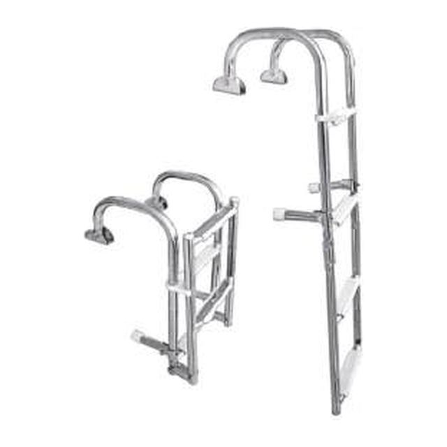 Stainless Steel Gunwale Folding Ladders