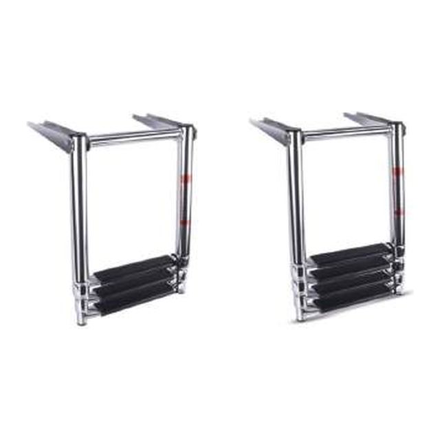 Over Platform Telescoping Ladders With Handle Bar