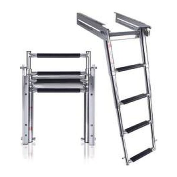Under Platform Telescoping Boat Ladders