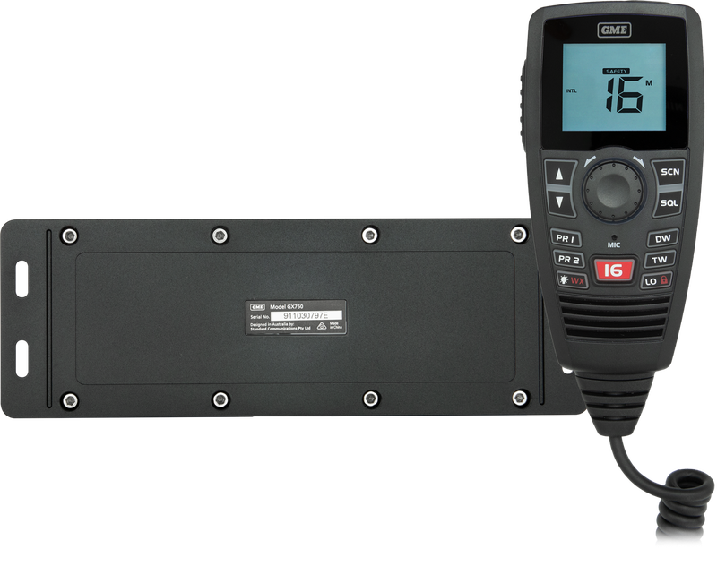 VHF marine radio unit