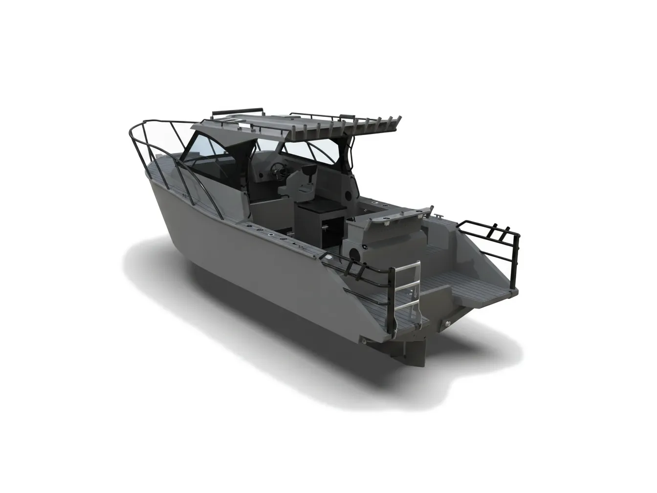Sea Raider Boss 880 aluminium plate fishing boat