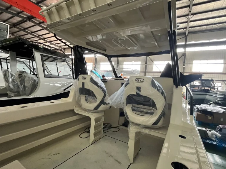 Helm seats and console under fit out