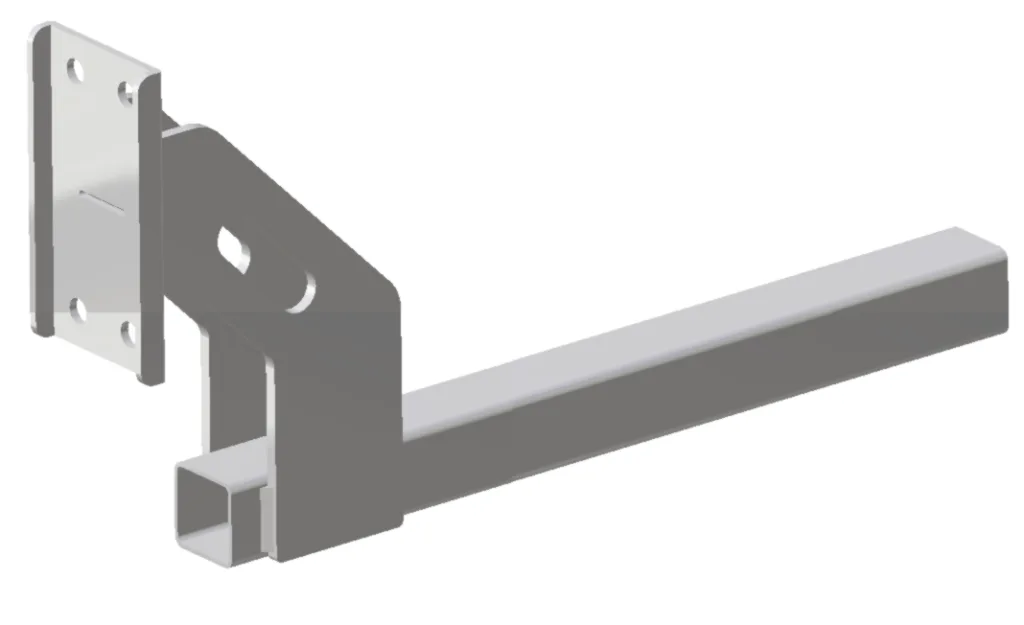 D-Flector BKT010 galvanised extension adjustment mounting bracket for a boat stone guard