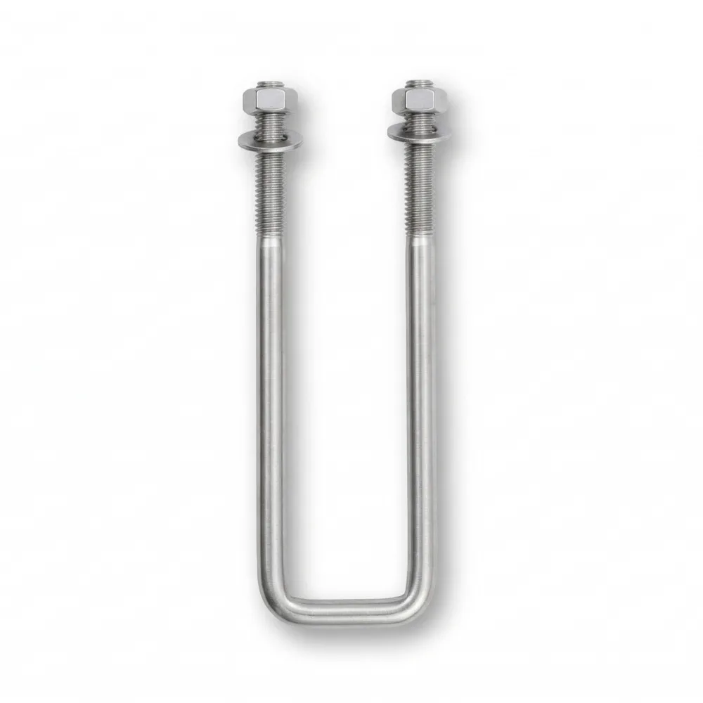 D-Flector UBT017 stainless steel rear U-bolt with nuts and washers for a boat stone guard
